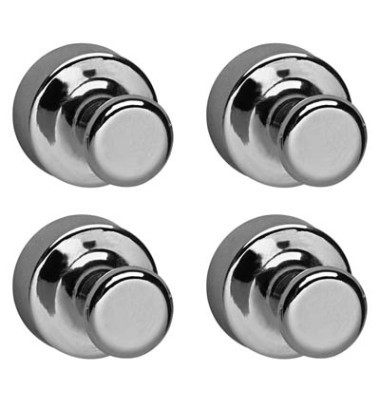 Haftmagnet 6168796, Kegel, 15mm &Oslash;, silber, 7000g