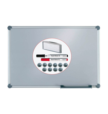 Whiteboard MAULpro, 6312384, 60x90cm (HxB), kunststoffbeschichtet, Aluminium