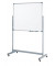 Whiteboard MAULpro Fixed Mobil 150 x 100cm kunststoffbeschichtet Aluminiumrahmen beidseitig