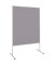 Moderationstafel Standard 636 33 82, 120x150cm, Filz + Filz (beidseitig), pinnbar, grau + grau