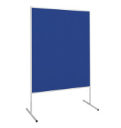 Moderationstafel Standard 636 34 82, 120x150cm, Filz + Filz (beidseitig), pinnbar, blau + blau