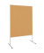 Moderationstafel Standard 636 35 82, 120x150cm, Kork + Kork (beidseitig), pinnbar, braun + braun