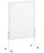 Moderationstafel Solid 636 52 82, 120x150cm, Papier + Papier (beidseitig), pinnbar, mit Rollen, weiß + weiß