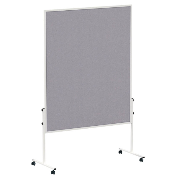 4002390052634 - Moderationstafel Solid 636 56 82 120x150cm Filz + Filz (beidseitig) pinnbar mit Rollen grau + grau 4002390052634 Maul