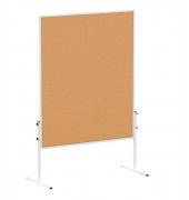 Moderationstafel Solid 636 58 82, 120x150cm, Kork + Kork (beidseitig), pinnbar, braun + braun