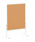 Moderationstafel Solid 636 58 82, 120x150cm, Kork + Kork (beidseitig), pinnbar, braun + braun