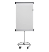 Flipchart MAULsolid flip2use, 637 06 82, 66x97, grau, mit Rollen