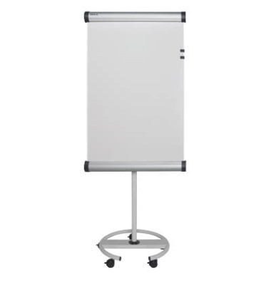 Flipchart MAULsolid flip2use, 637 06 82, 66x97, grau, mit Rollen