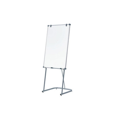 Whiteboard Mobil 2000 MAULpro, 6371084, 75x200cm (BxH), kunststoffbeschichtet, Aluminium
