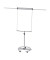 Flipchart MAULsolid, 6372882, 66x97cm (BxH), silber, mit Rollen, mit 2 Seitenarmen
