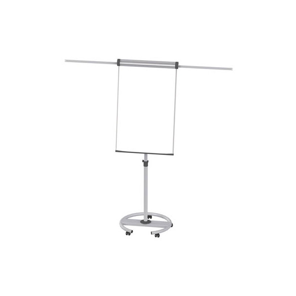 4002390052580 - Flipchart MAULsolid 6372882 66x97cm silber mit Rollen mit 2 Seitenarmen 4002390052580 Maul