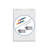 Flipchartmarker-Set 6388009, Pack, je2x rot,blau,grün,schwarz, 2-2,5mm Rundspitze