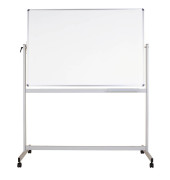 Stativdrehtafel-Whiteboard MAULstandard, 6459384, 150x100cm, kunststoffbeschichtet, Aluminiumrahmen
