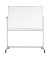 Stativdrehtafel-Whiteboard MAULstandard, 6459384, 150x100cm, kunststoffbeschichtet, Aluminiumrahmen