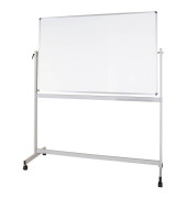 Stativdrehtafel-Whiteboard MAULstandard, 6459584, 200x100cm, kunststoffbeschichtet, Aluminiumrahmen