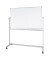 Stativdrehtafel-Whiteboard MAULstandard, 6459584, 200x100cm, kunststoffbeschichtet, Aluminiumrahmen