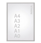 Plakat-Klapprahmen Standard silber A0 mit Antireflexfolie