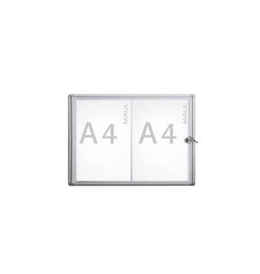 Schaukasten extraslim 2xA4 si 35x49,1x2,7cm