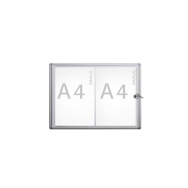 4002390058803 - Schaukasten Extraslim 6820208 2xA4 (A3) alufarben magnetisch 4002390058803 Maul