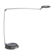 LED-Schreibtischlampe MAULspace, silber, mit Standfuß, dimmbar