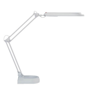 Schreibtischlampe MAULatlantic 820 36 02, LED, mit Standfuß, weiß