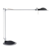 LED-Schreibtischlampe MAULbusiness, silber, mit Standfuß