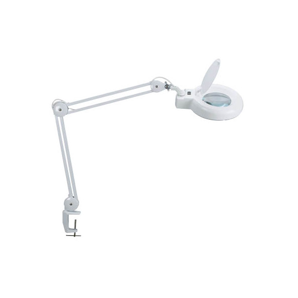 4002390061698 - 8263402 LED-Lupenleuchte mit Klemmfuß MAULviso 175 x 127 mm 2021 Energieeffizienzklasse E (A - G)