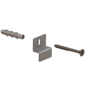 Wandverdübelungsset CLIP/FIX GR für Meta Compact Grundregal, kpl. verzinkt