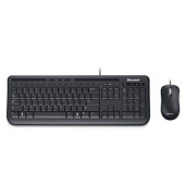 Tastatur-Maus-Set Desktop 600 APB-00008, mit Kabel (USB), Sondertasten, schwarz
