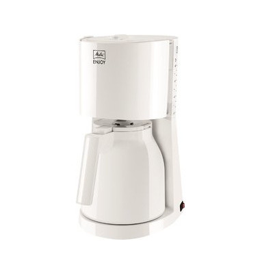 Kaffeemaschine 3110798, wei&szlig;, 1000 Watt, 8-12 Tassen