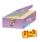 Haftnotizen 622SY-24, Super Sticky Notes, 48x48mm, gelb, quadratisch