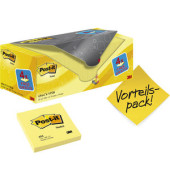 Haftnotizen 654Y-20, Notes, 76x76mm, gelb, quadratisch