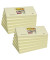 Haftnotizen 655-12SY, Super Sticky Notes, 127x76mm, gelb, rechteckig