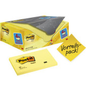 Haftnotizen 655Y-20, Notes 655, 127x76mm, gelb, rechteckig