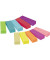 Haftmarker 670-10AB, Page Marker schmal, 12,7x44,4mm, 10-farbig sortiert, ohne, rechteckig