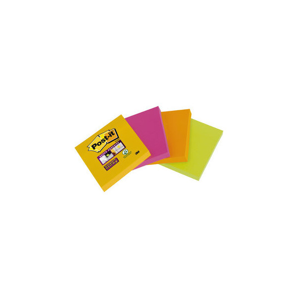 0051141978000 - Haftnotizen 6910YPOG Super Sticky Notes 48x48mm 4-farbig sortiert quadratisch 0051141978000 4 Stück