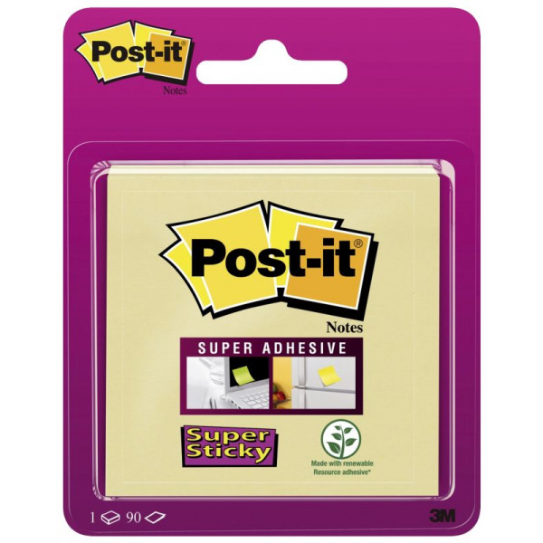 12 Stück Post-it Haftnotizen 6920SS-CY, XL-Notes, 76x76mm, gelb, quadratisch 0051141977928 Post-it 90 Blatt
