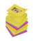 Haftnotizen R3306SR, Super Sticky Z-Notes Rio de Janeiro, 76x76mm, 3-farbig sortiert (ultragelb/limonengr&uuml;n/powerpink), ohne, Z-