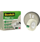 Klebeband Magic Tape a greener choice 90091930, 19mm x 30m, matt transparent