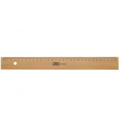 Holz-Lineal 719170000 braun 17cm mit Tuschekante