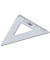 Kunststoff-Zeichendreieck 747250020 rauchgrau-transparent 16 cm