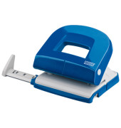 Bürolocher E216 Evolution 025-0540, blau, bis 1,6mm 16 Blatt, mit Anschlagschiene