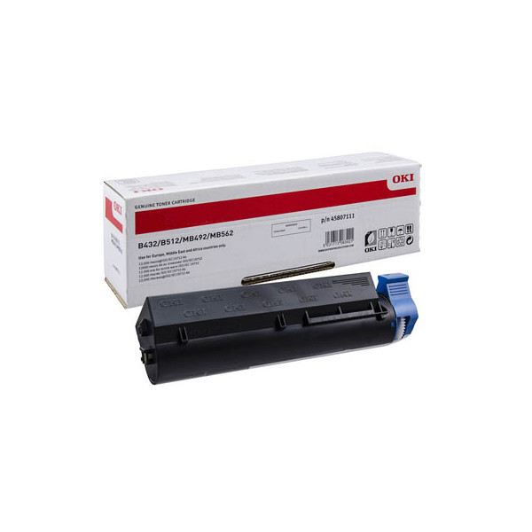 5031713063421 - 45807111 Tonerkassette Schwarz 12000 Seiten Toner Original B432 B512 MB492 MB562