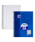Collegeblock 100050393 Schule, Lineatur 22 / liniert mit Rand innen, A5+, 90g, blau, 80 Blatt
