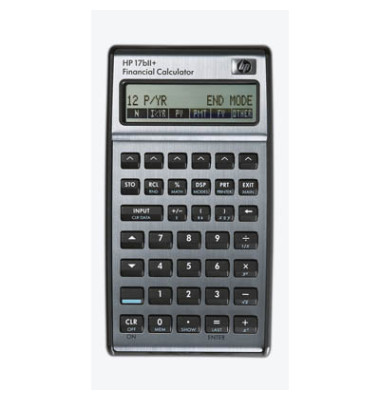 Taschenrechner 17bII+ Batterie LCD-Display anthrazit 2-zeilig 22-stellig