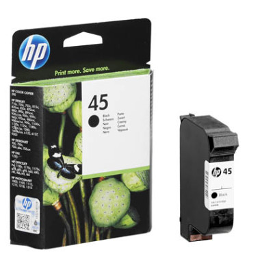 Druckerpatrone 45 51645AE (kompatibel zu HP Color Copier 290), schwarz, ca. 930 Seiten
