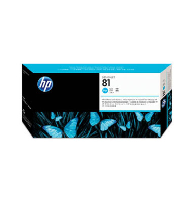 Druckkopf Nr.81 für dye cyan mit Reiniger