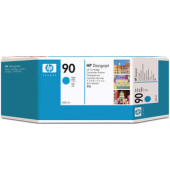 Druckerpatrone 90 (C5083A), Dreierpack, 3x cyan