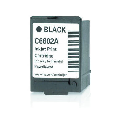 Druckerpatrone C6602A C6602A (Addmaster IJ 6000), schwarz, ca. 1280 Seiten
