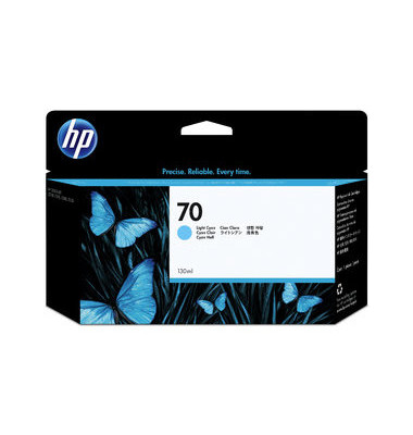 Druckerpatrone 70 C9390A (HP 70), cyan hell, ca. 1000 Seiten